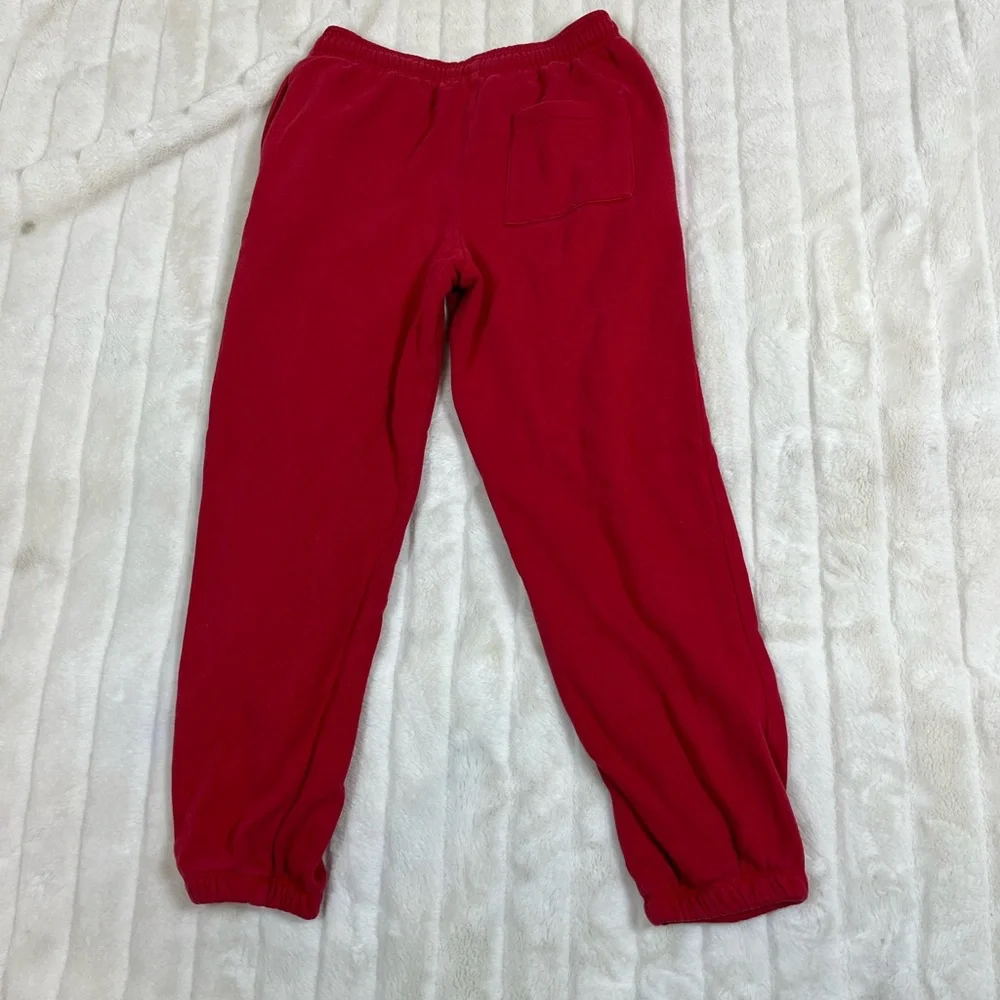 Gap Kids L/10 Unisex Modern Red Fall Winter Comfy Lounge School Jogger Sweatpant